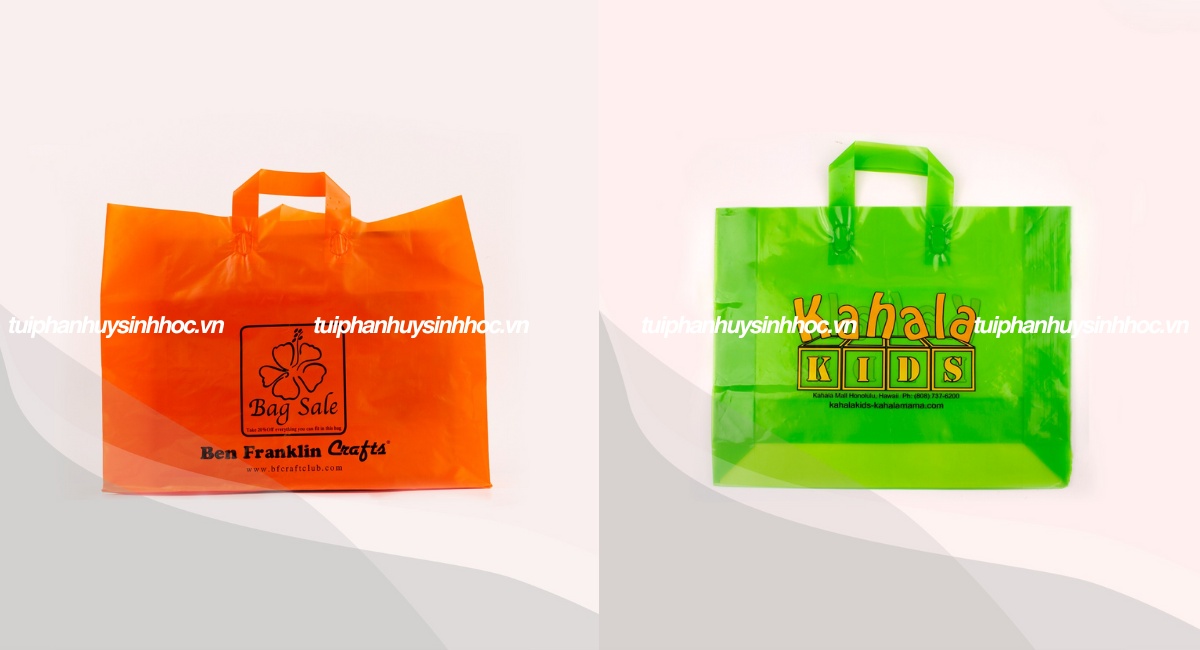 Túi ép quai in logo tự hủy