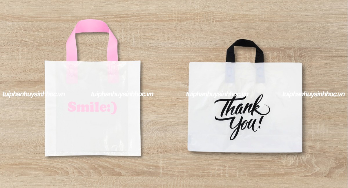 Túi ép quai in logo tự hủy