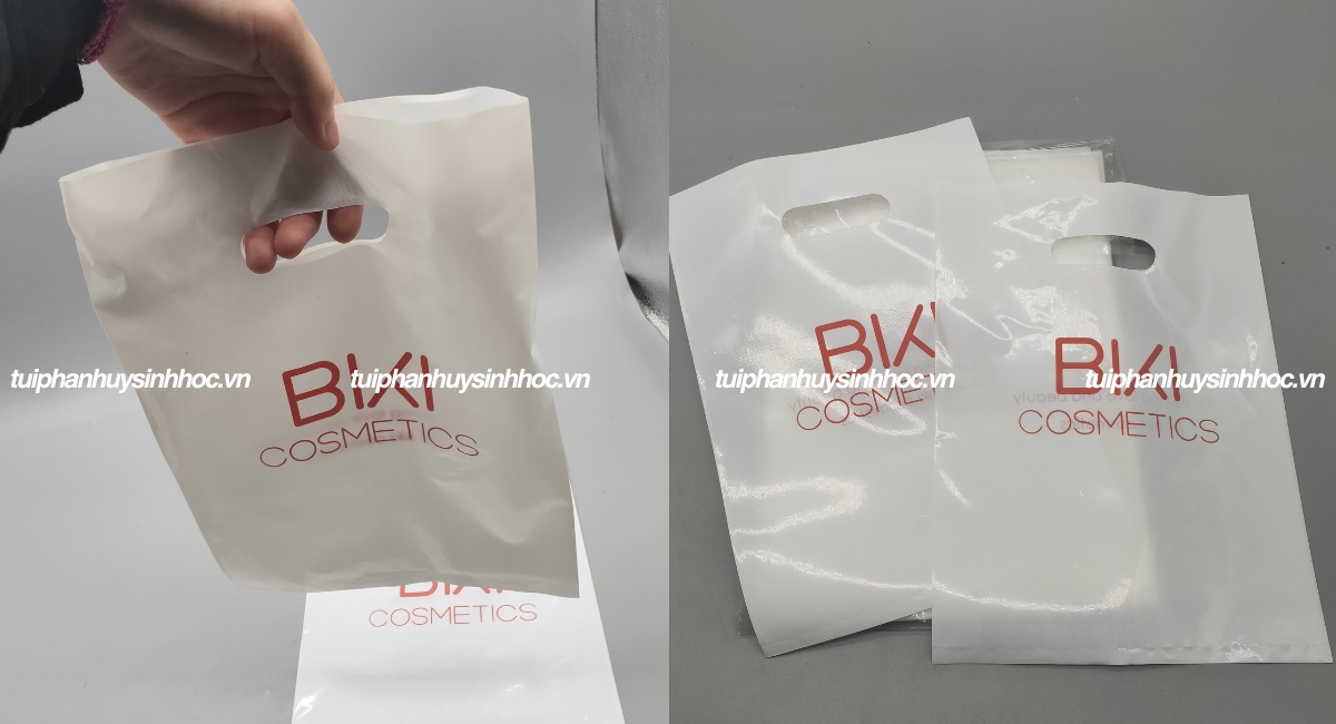 Túi hột xoài tự hủy in logo