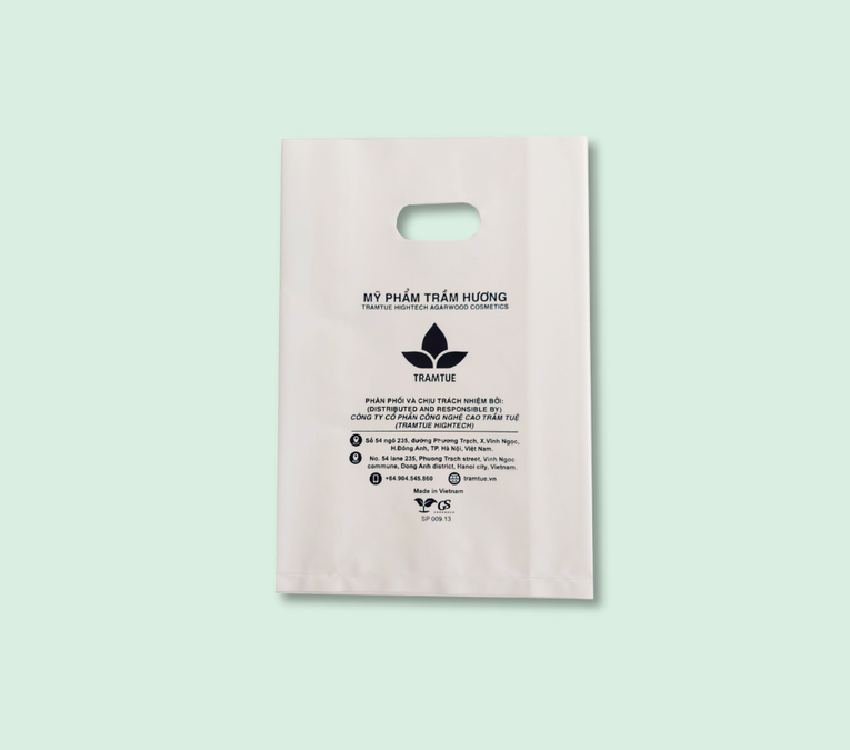 Túi hột xoài tự hủy in logo