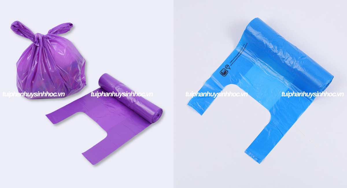 Túi rác có quai tự hủy