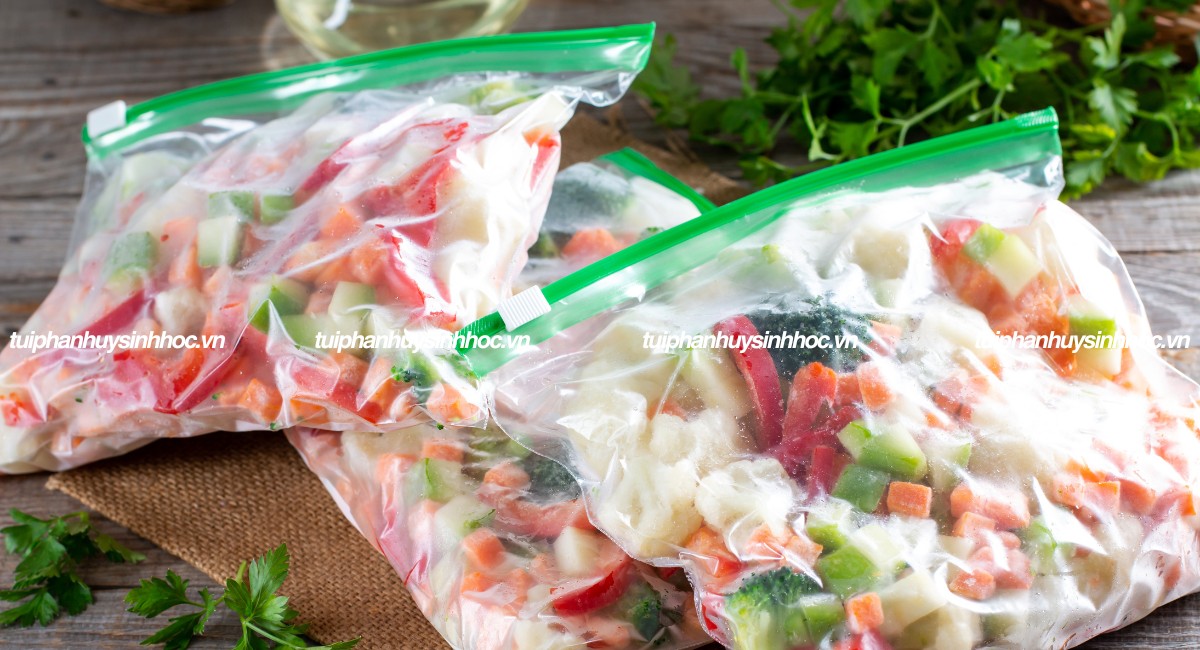 Túi zipper đựng thực phẩm tự hủy