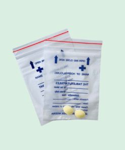 Túi zipper đựng thuốc tự hủy