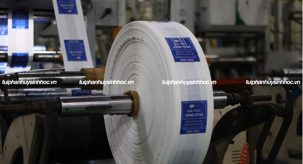 Túi xốp tự hủy nhà thuốc Long Châu