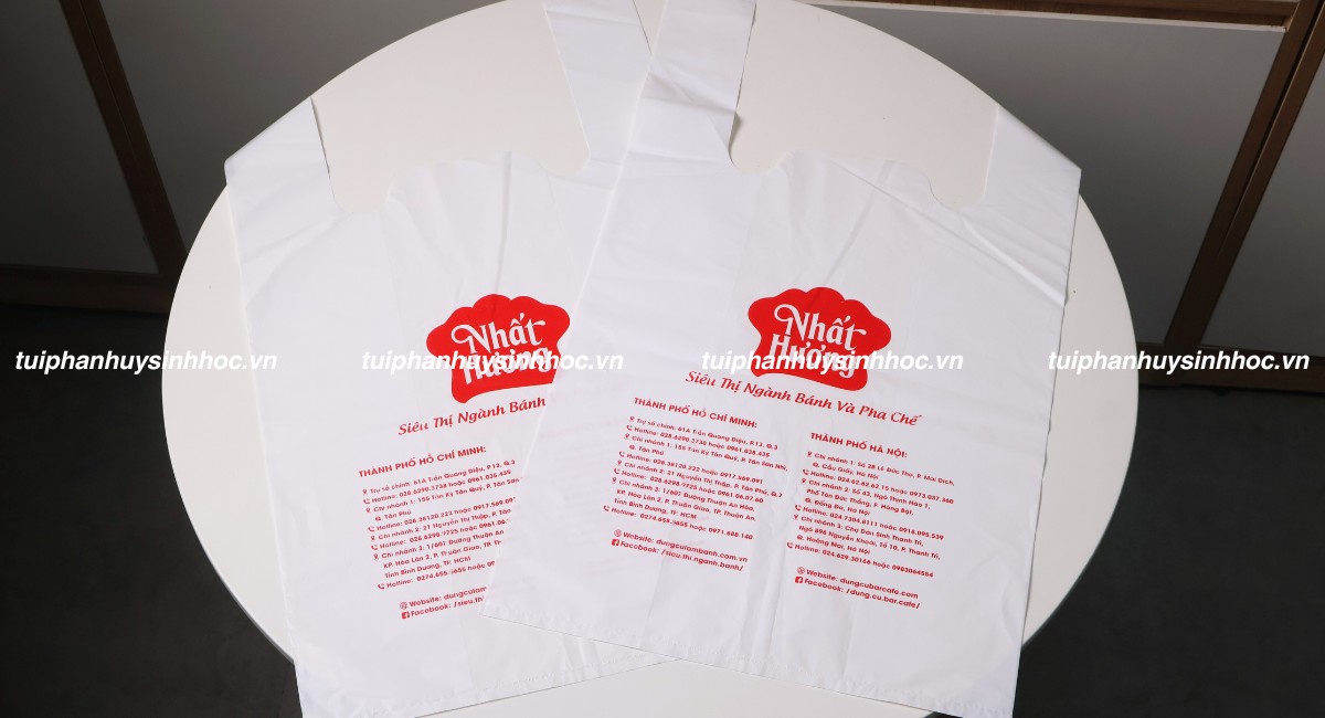 Màu sắc túi xốp tự hủy sinh học