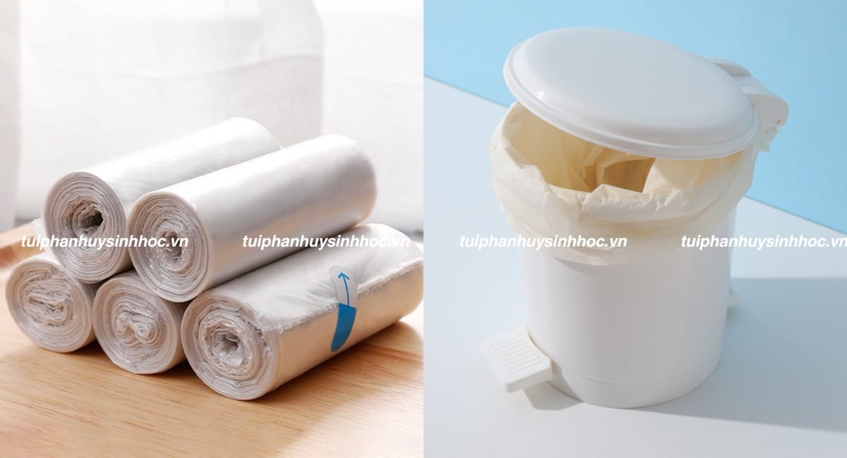 Túi rác cuộn tự hủy