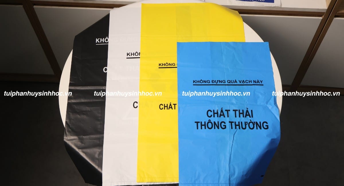Túi rác tự hủy dùng trong y tế