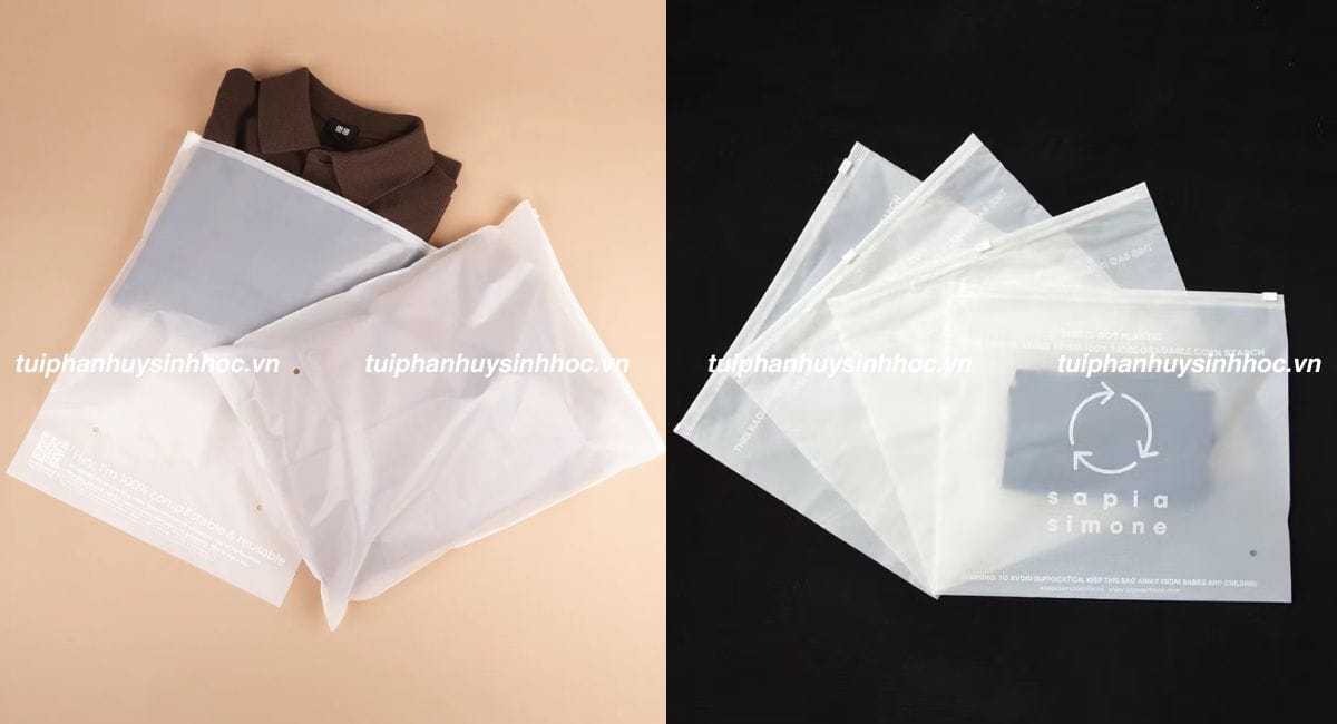 Túi zip tự hủy sinh học