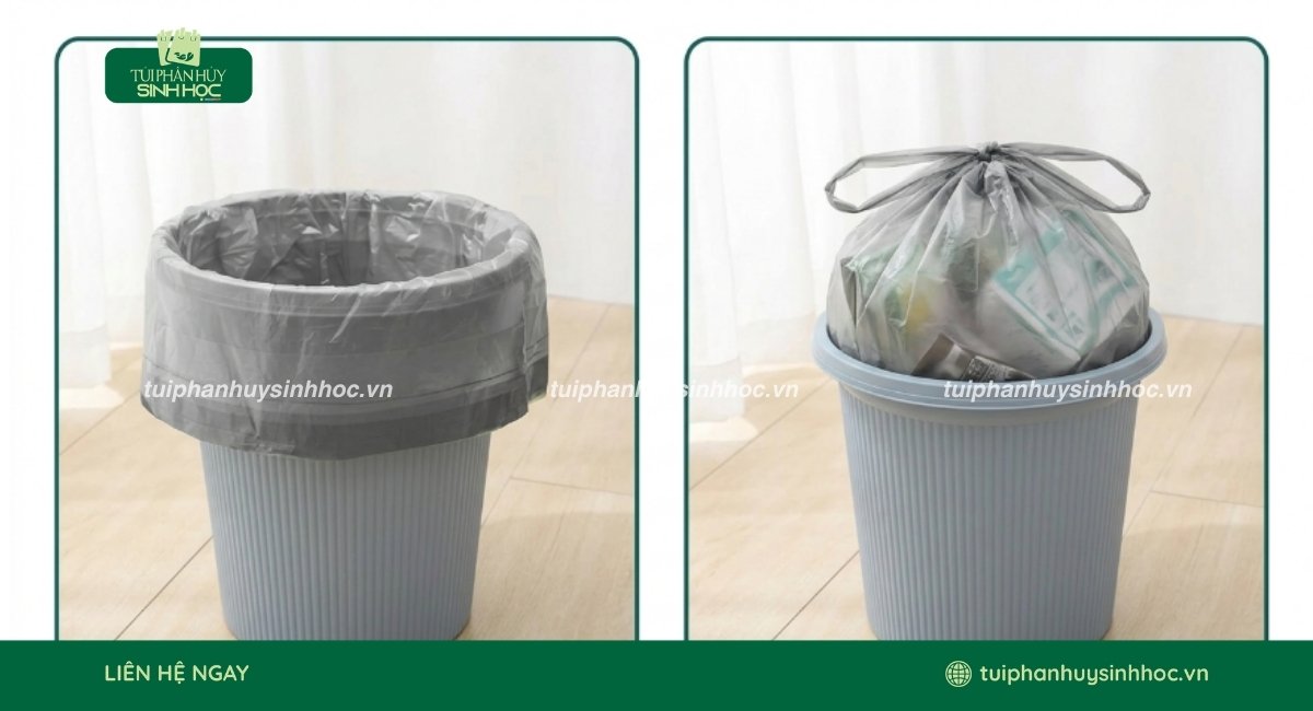 Mẫu túi đựng rác tinh bột giá tốt