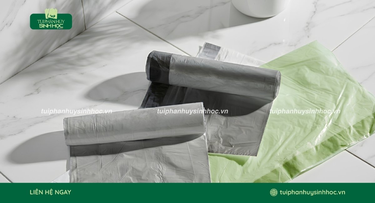 Mẫu túi đựng rác tinh bột thân thiện môi trường
