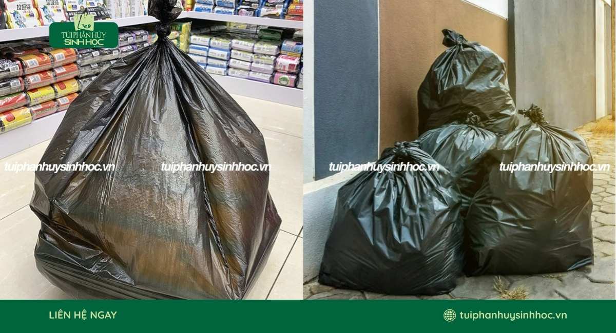 Mẫu túi đựng rác tự hủy giá tốt