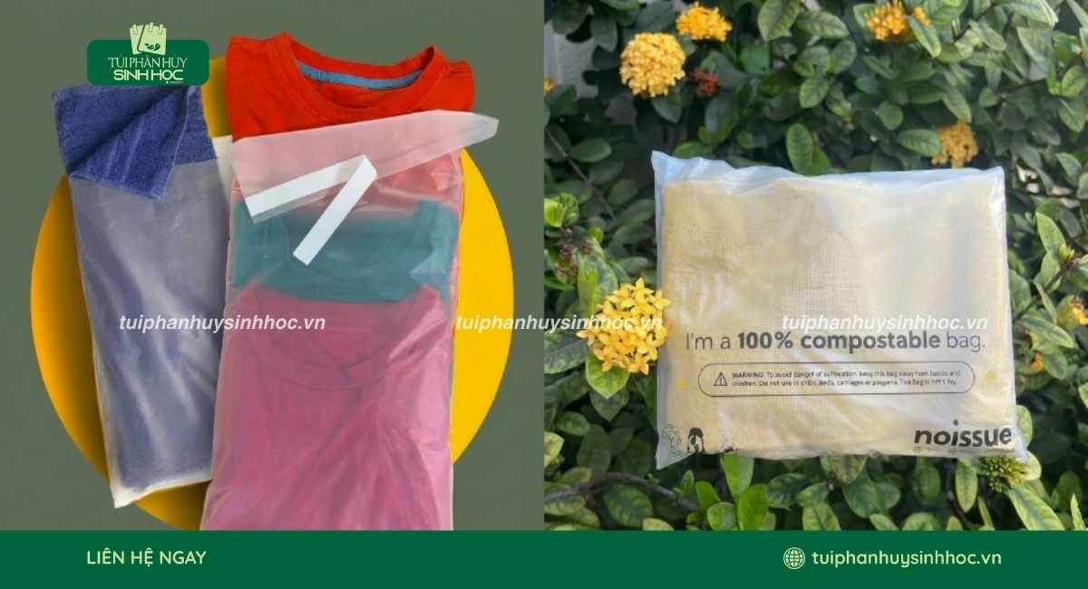 Mẫu túi dán miệng tự hủy đa dụng