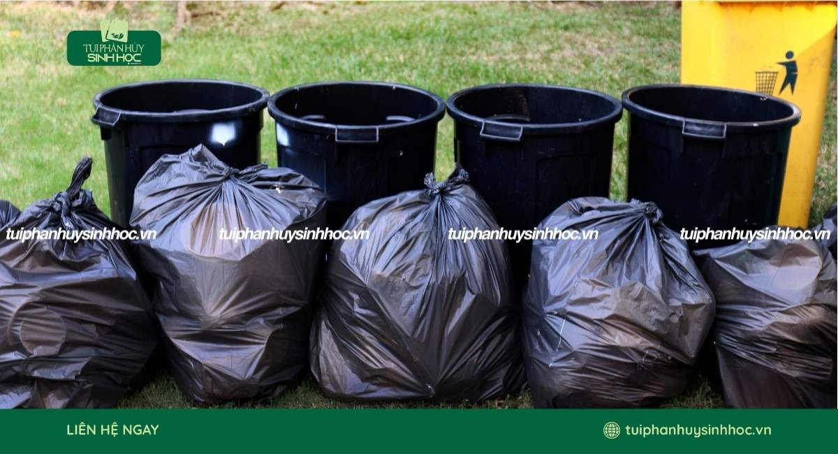 Mẫu túi đựng rác tự hủy kích thước lớn