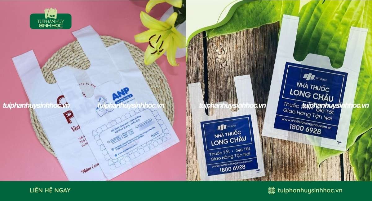 Mẫu túi xốp tự hủy in theo yêu cầu
