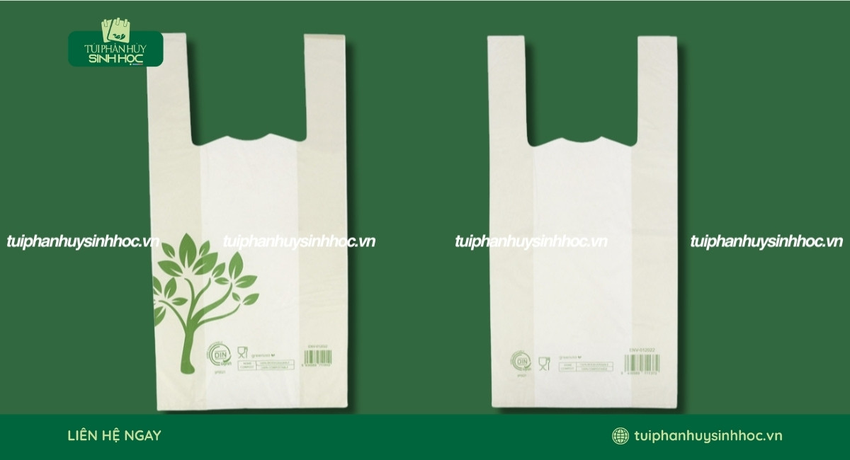 Mẫu túi xốp tự hủy thiết kế đơn giản