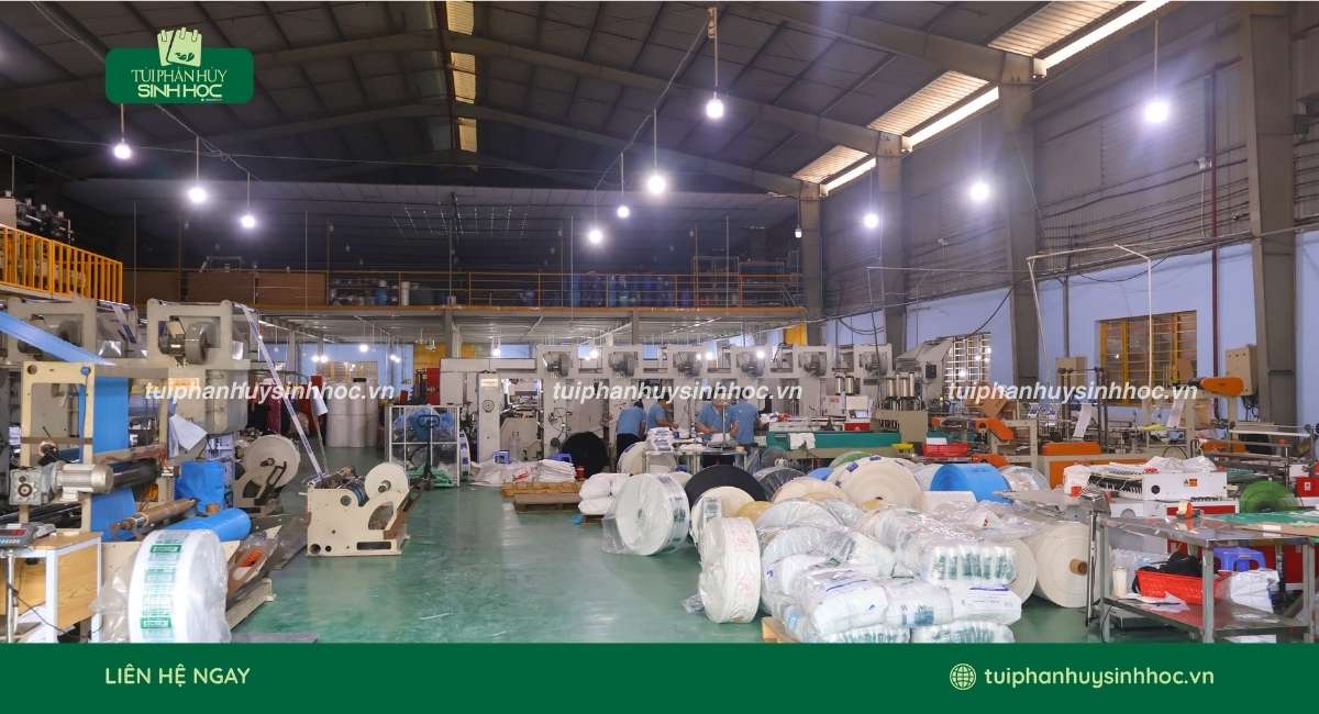 Túi Phân Hủy Sinh Học chuyên sản xuất, in ấn túi dán miệng tự hủy uy tín