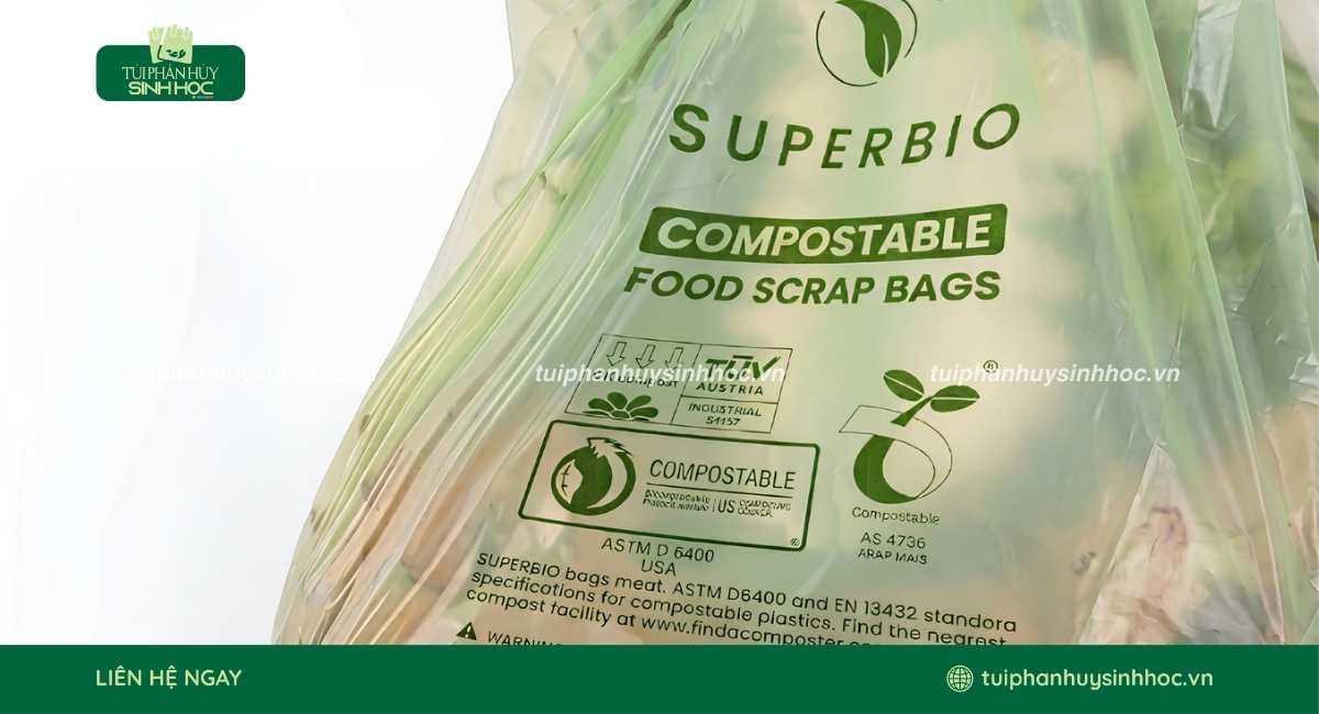 Cách nhận biết sản phẩm đáp ứng tiêu chuẩn ASTM D6400