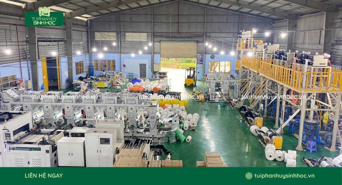 Đơn vị sản xuất túi phân hủy sinh học uy tín