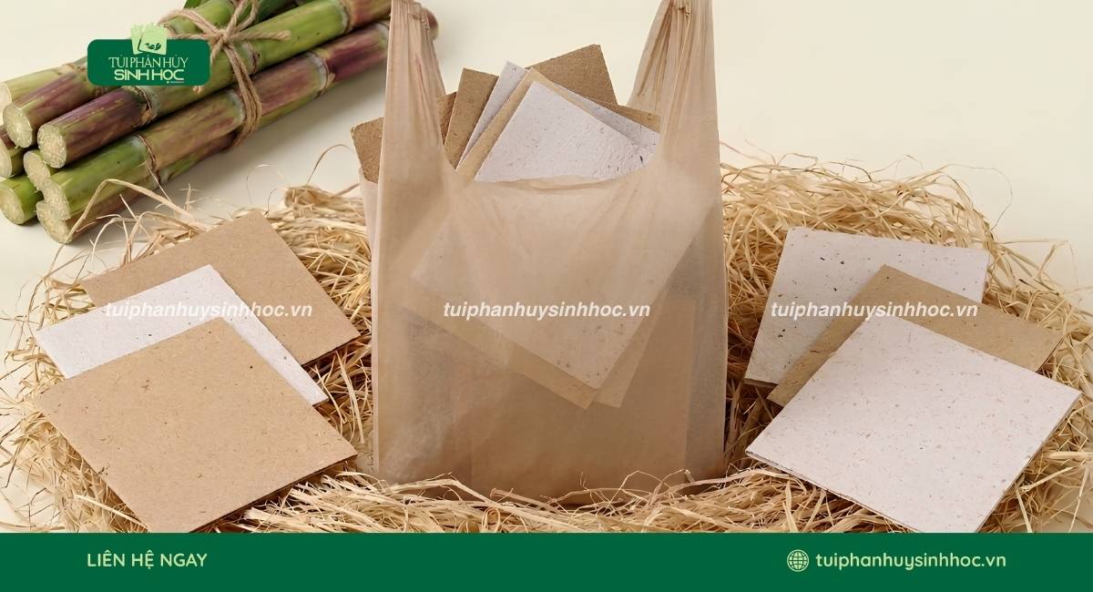 Giấy và sản phẩm bột giấy được sản xuất từ bã mía