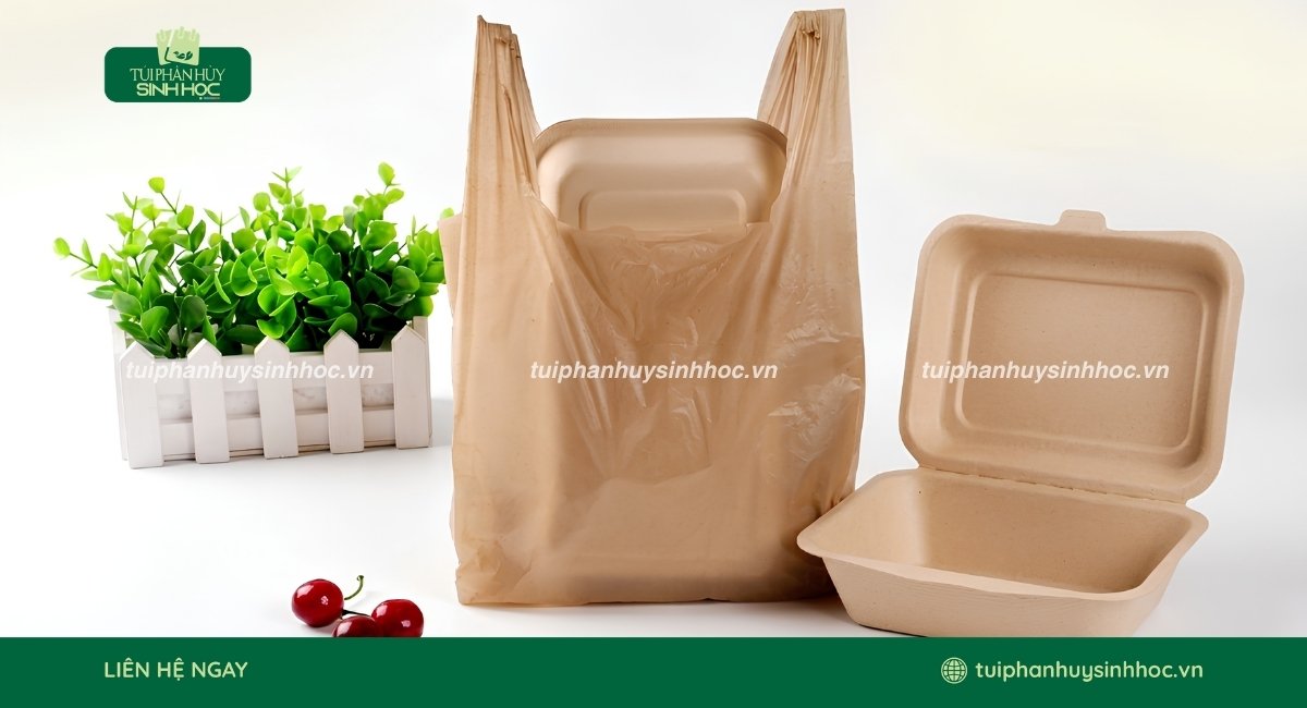 Hộp giấy và ly dùng một lần làm từ bã phía
