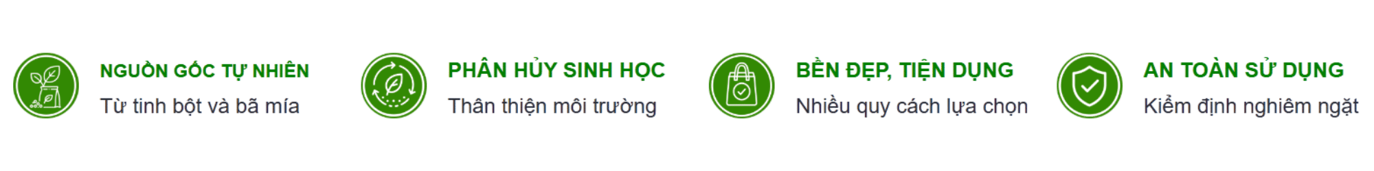 Các lợi ích của túi tự hủy
