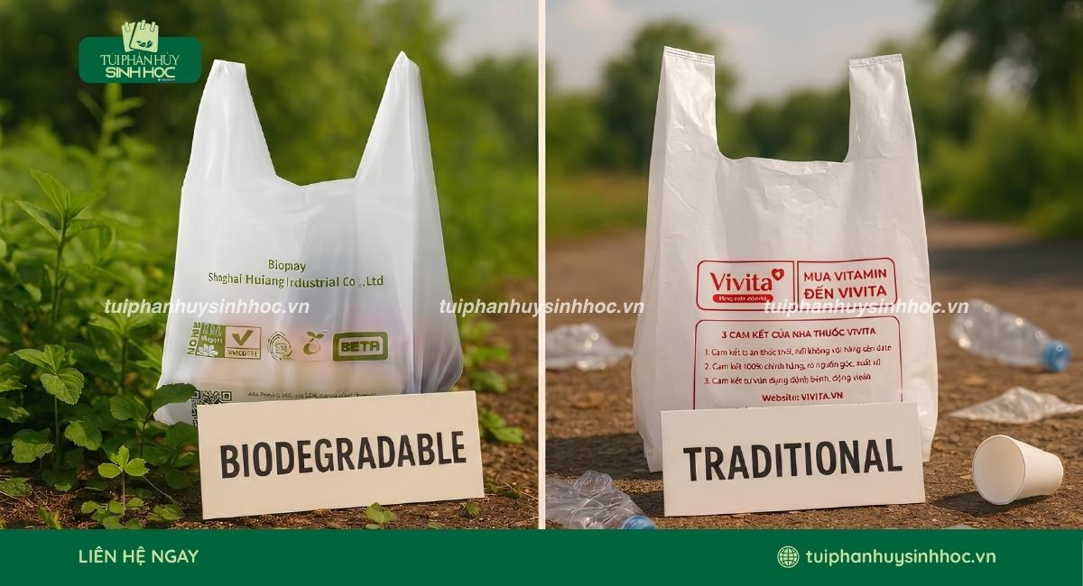 So sánh bao bì nhựa truyền thống và bao bì xanh thân thiện với môi trường