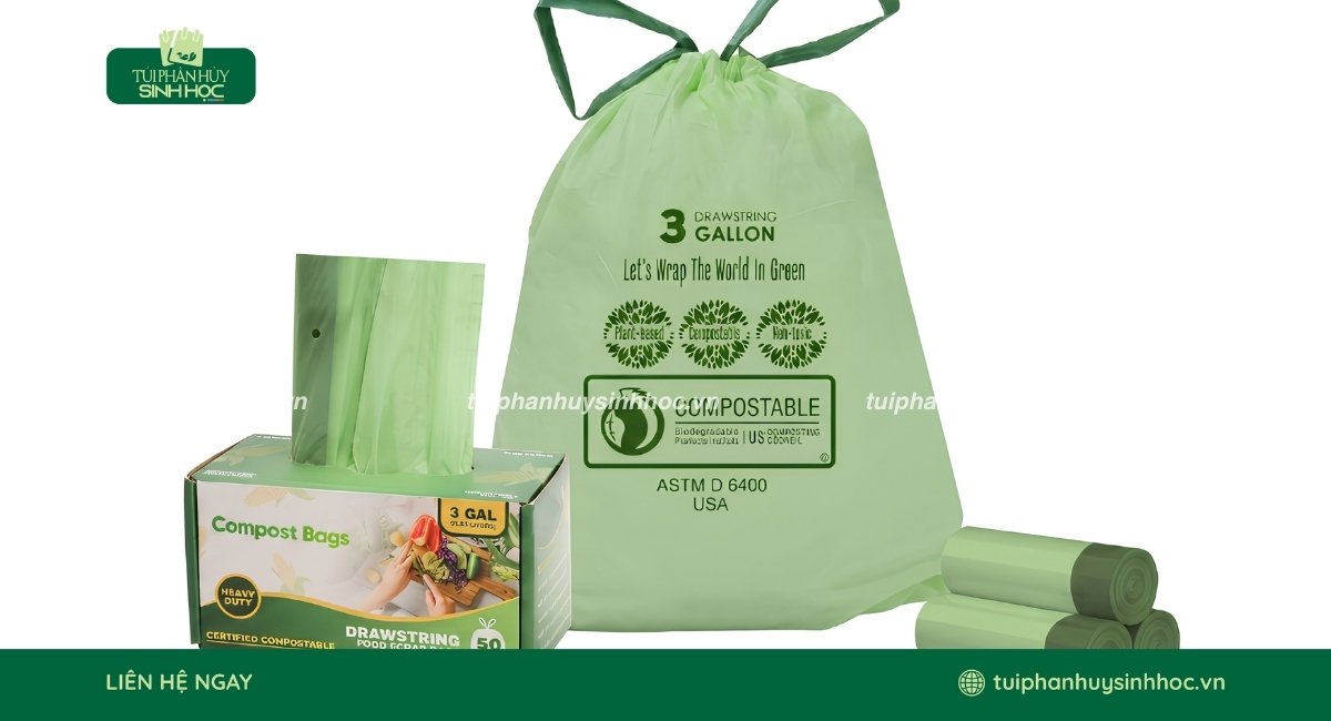 Tiêu chuẩn ASTM D6400 cho sản phẩm Compostable