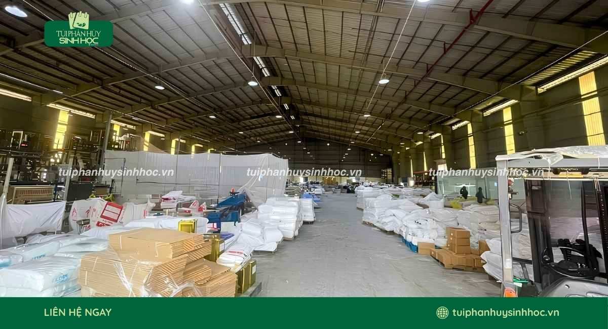 Xưởng Túi Phân Hủy Sinh Học chuyên sản xuất bao bì sinh học uy tín chất lượng