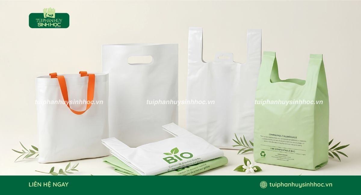 Túi phân hủy sinh học dùng để đóng gói sản phâm