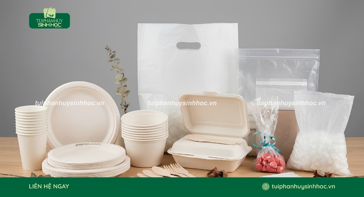 Đồ dùng một lần làm từ nhựa sinh học