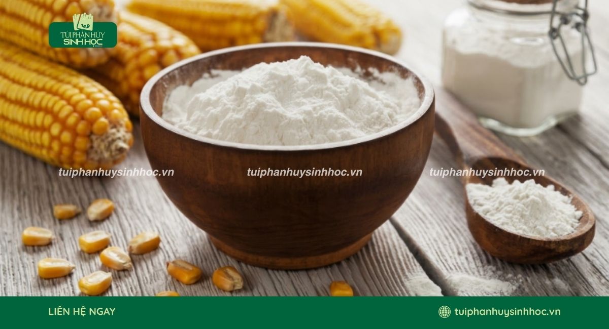 Tinh bột ngô làm nguyên liệu túi sinh học