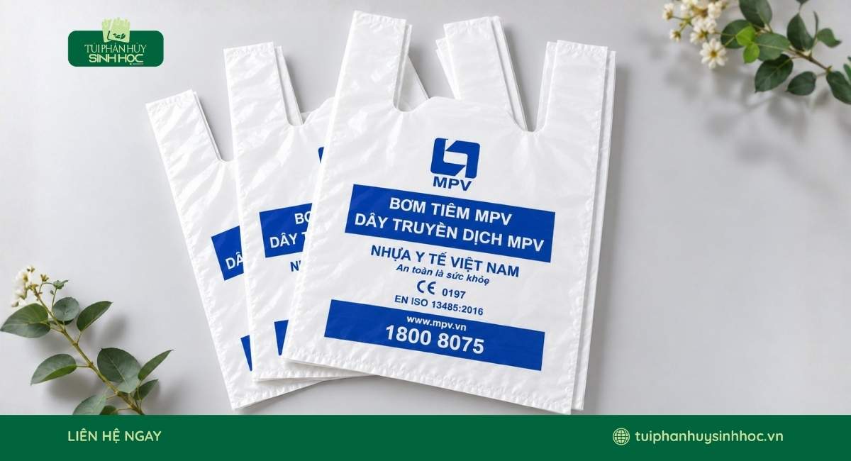 Túi 2 quai tự hủy sinh học