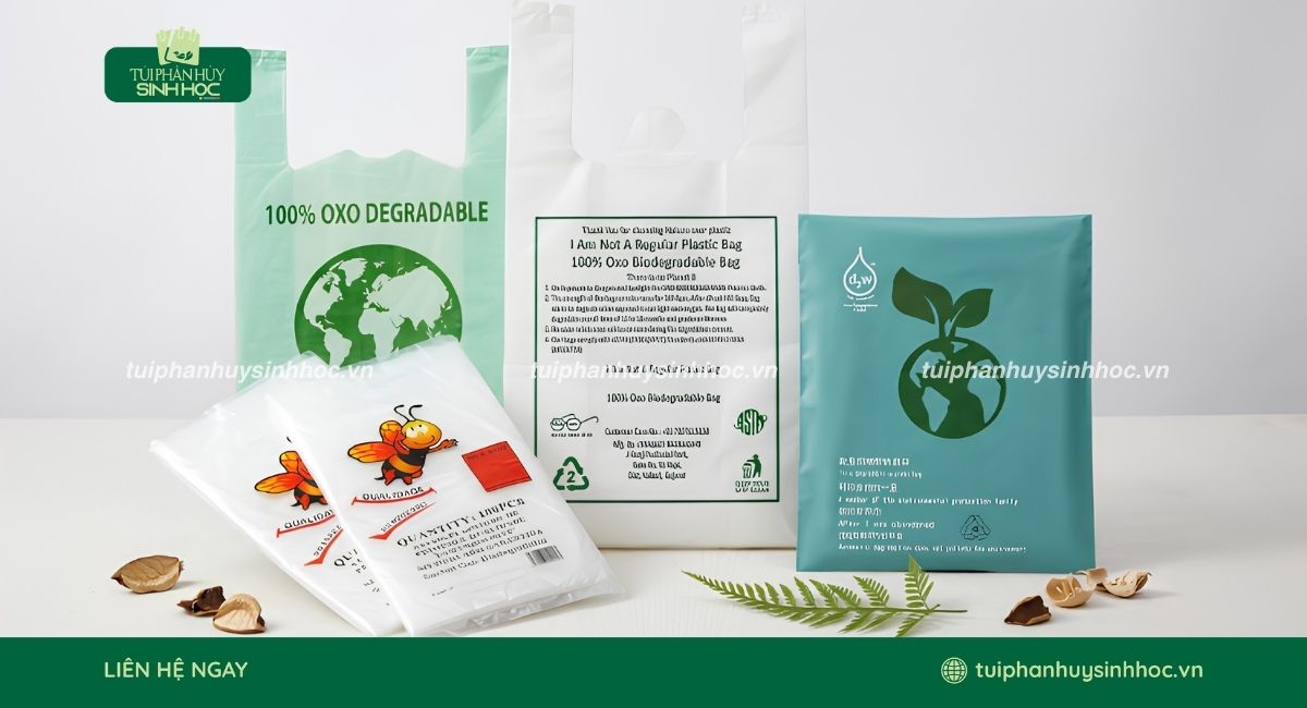 Túi oxo d2w có khả năng phân rã thành mảnh nhỏ