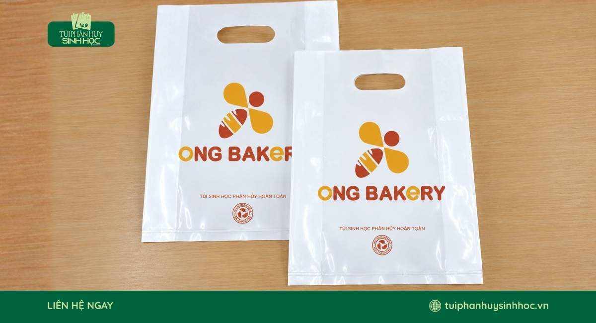 Túi hột xoài tự hủy sinh học ong bakery